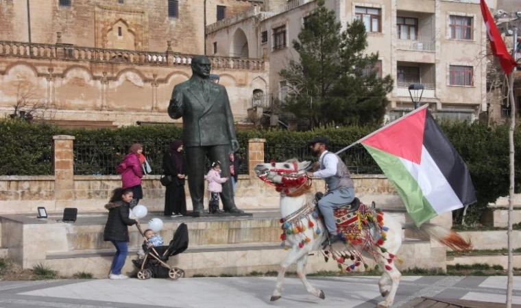 Mardin’de 5 dilde teröre ve İsrail’e tepki
