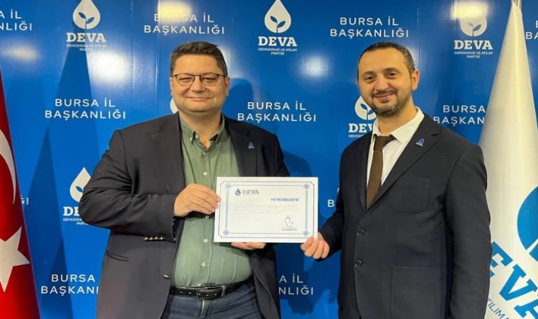 Bursa Gürsu’da DEVA bayrak değişimi yaptı