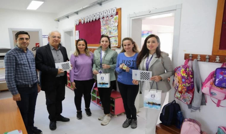 Bodrum Belediyesi’nden anaokulu öğrencilerine hediye