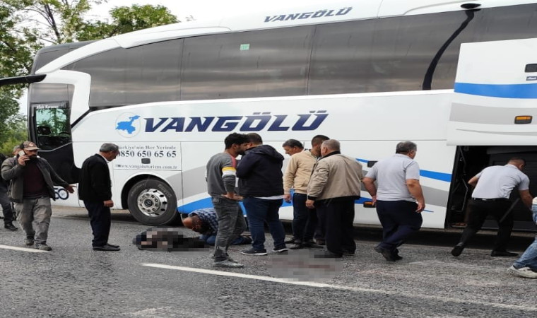 Van’da otobüsün çarptığı şahıs hayatını kaybetti