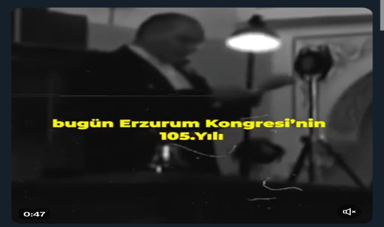 Atatürk yapay zeka ile Dadaşlara seslendi