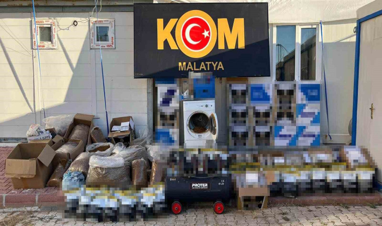 Malatya’da kaçakçılık operasyonu