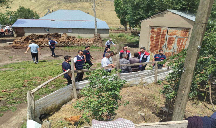 Tutak’ta yaşanan sel felaketinin ardından hasar tespiti