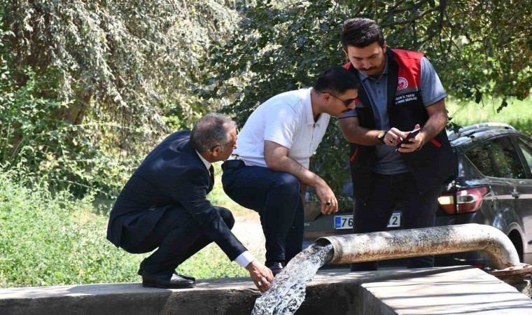 Kaymakam Aydın, ‘Aralık Millet Bahçesi’nde incelemelerde bulundu