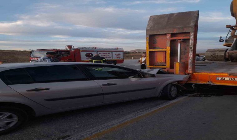 Elazığ’da trafik kazası: 2 yaralı