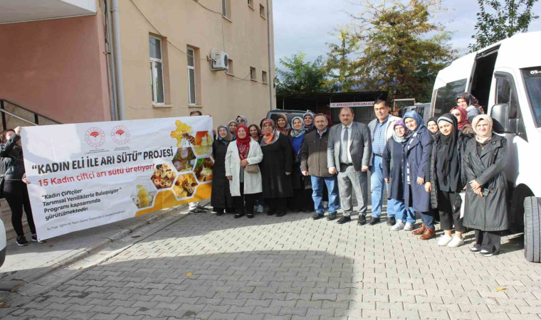 Erzincan 15 arı sütü üreticisini Ordu’ya gönderdi