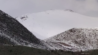 Aşkale’ye kış geri geldi