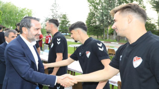 Elazığspor’a il protokolünden moral ziyareti