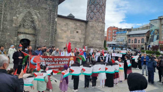 Erzurumlu çocuklardan Filistinli kardeşlerine destek