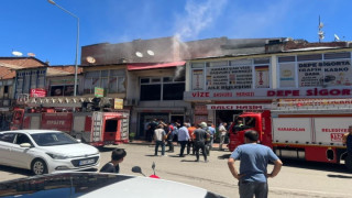 Elazığ’da çatı yangını