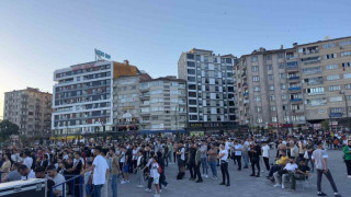 Elazığ’da Türkiye-Portekiz maçı için dev ekran kuruldu