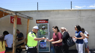 Erzincan’da Kurban Bayramı trafiğinde yoğun denetim ve kontroller devam ediyor