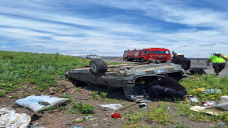 Kars’ta trafik kazası 1’i ağır 2 yaralı