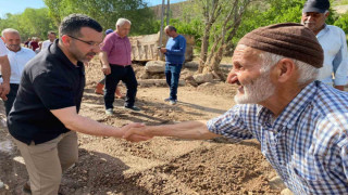 Milletvekili Çalkın, selden etkilenen Akdam köyünde