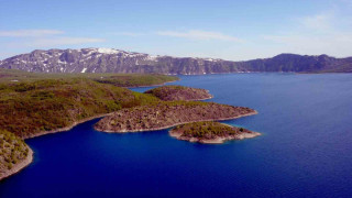 Nemrut Krater Gölü, yerli ve yabancı turistleri ağırlamaya başladı