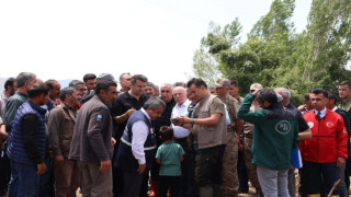 AFAD Başkanı Okay Memiş, selde zarar gören bölgelerde incelemelerde bulundu