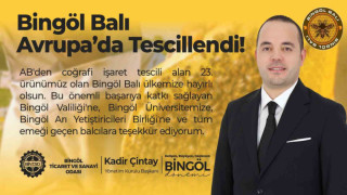 Bingöl Balı Avrupa’da tescillendi