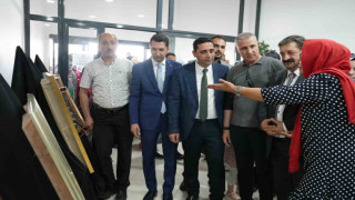 Elazığ’da kursiyerlerin ürünleri görücüye çıktı