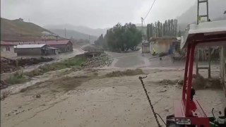 Erzurum’un Horasan ilçesinde şiddetli sağanak sonrası sel felaketi