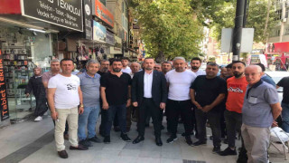 MAGİNDER Yönetim Kurulu Başkanı Karademir, Kışla Caddesi esnafını ziyaret etti