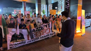 Muş’ta İsrail’in saldırıları protesto edildi