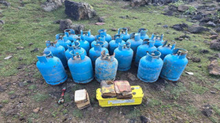 Ağrı’da PKK’ya ait malzemeler ele geçirildi