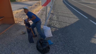 Drondan kaçan şahsın tepkileri görenleri güldürdü