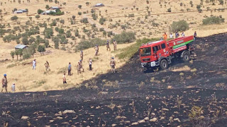 Elazığ’da otluk alanda çıkan yangın kontrol altına alındı