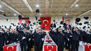 Erzincan’da 428 polis adayı mezun oldu