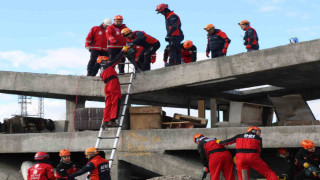 Erzincan’da Bingöl Bölge Düzeyi Deprem Tatbikatının provası yapıldı