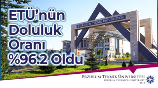 ETÜ’nün doluluk oranı yüzde 96.2 oldu