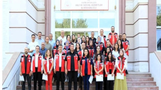 İliç maden sahasında yaraları saran personellere başarı belgesi verildi