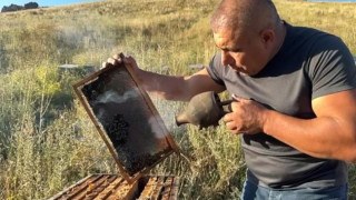 Karslı arıcı, 120 yıllık Terrakota ile arıların sakinleşmesini sağlıyor