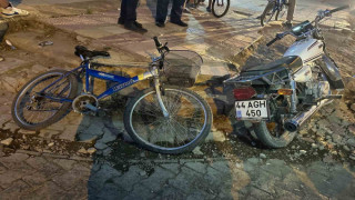 Malatya’da bisiklet ile motosiklet çarpıştı: 2 yaralı