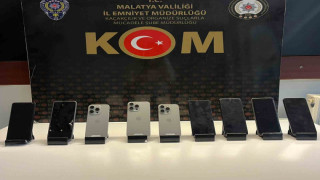 Malatya’da kaçak telefon operasyonu