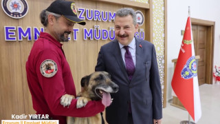 Narkotik köpeği Eris’e duygu yüklü veda paylaşımı