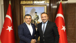 Serhat Ardahan sporun yeni başkanından Belediye başkanına ziyaret