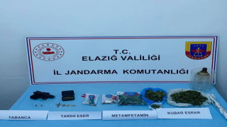 Elazığ uyuşturucuyla mücadele: 1 gözaltı