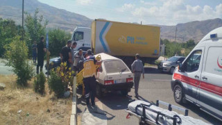 Elazığ’da trafik kazası: 1 yaralı