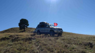 Erzurum’da off-roadçular ”Yaza veda, kışa merhaba” dedi