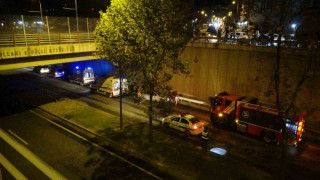 Malatya’da alt geçitte kontrolden çıkan araç karşı şeride geçti: 2 yaralı