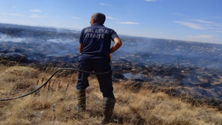 Malatya’da iki ayrı noktada anız yangını