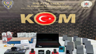 Malatya’da kaçak elektronik ve tütün operasyonu