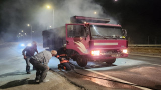 Malatya’da seyir halindeki iki araçta yangın