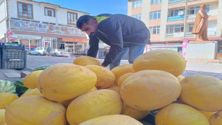 Çemişgezek’in her mevsime dirençli kış kavunu tezgahlardaki yerini aldı