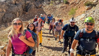 Dağcılar Kemaliye’de tırmanış gerçekleştirdi