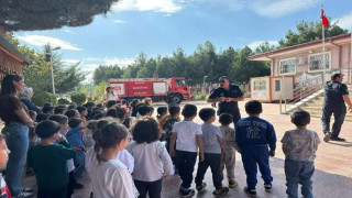 Elazığ itfaiyesinden öğrencilere eğitim