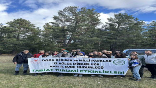 Kars’ta Doğa Yürüyüşü ve Yaban Hayatı Gözlemi etkinliği gerçekleştirildi