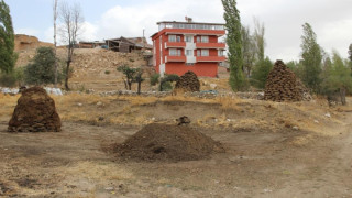 Köyleri doğal gazı: Tezek