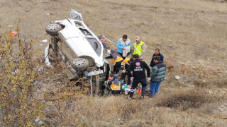 Refahiye’de trafik kazası: 4 yaralı